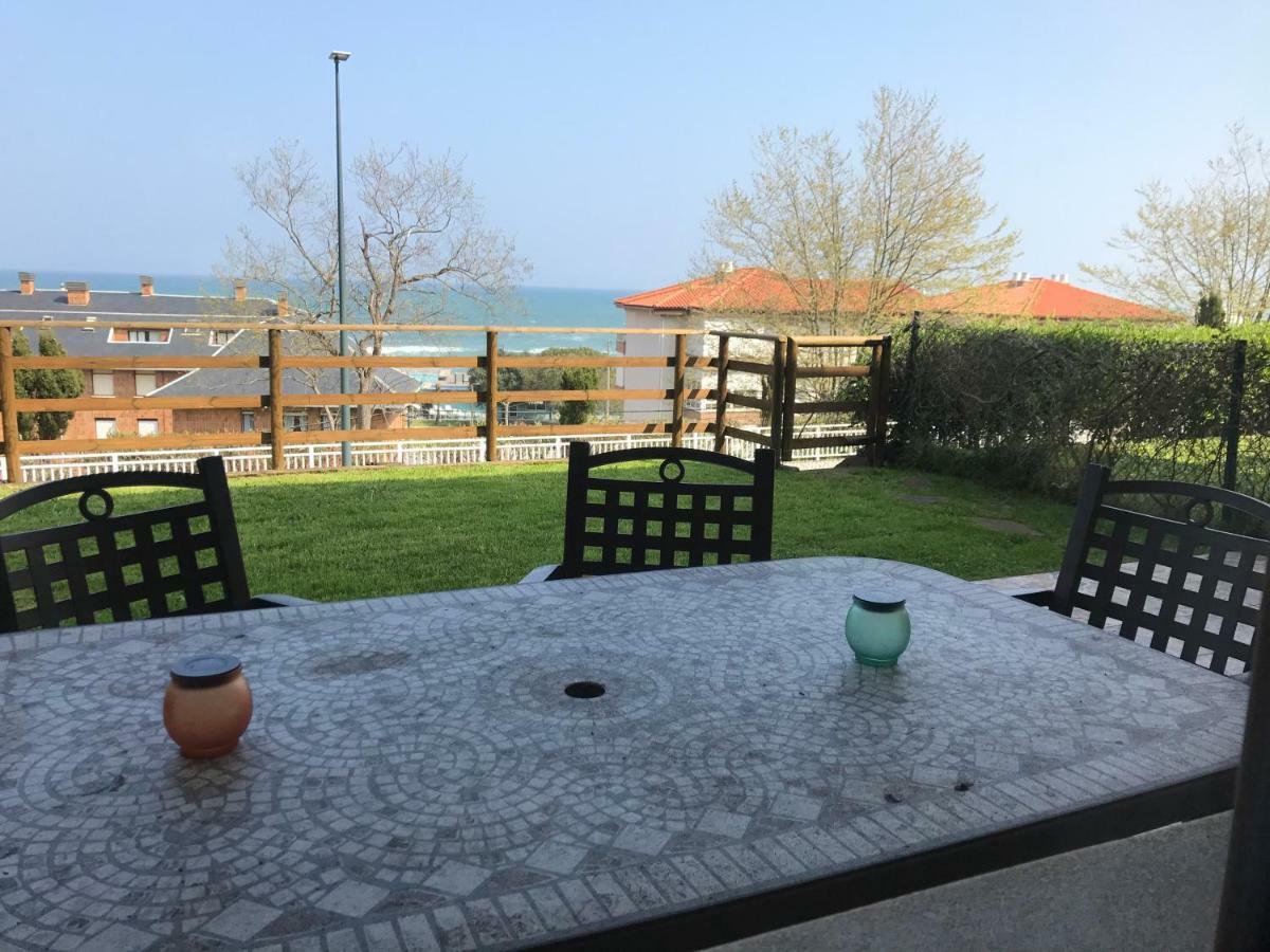 Casa De Las Flores - Apartamento Con Jardin Privado Frente A La Playa De Comillas Zewnętrze zdjęcie